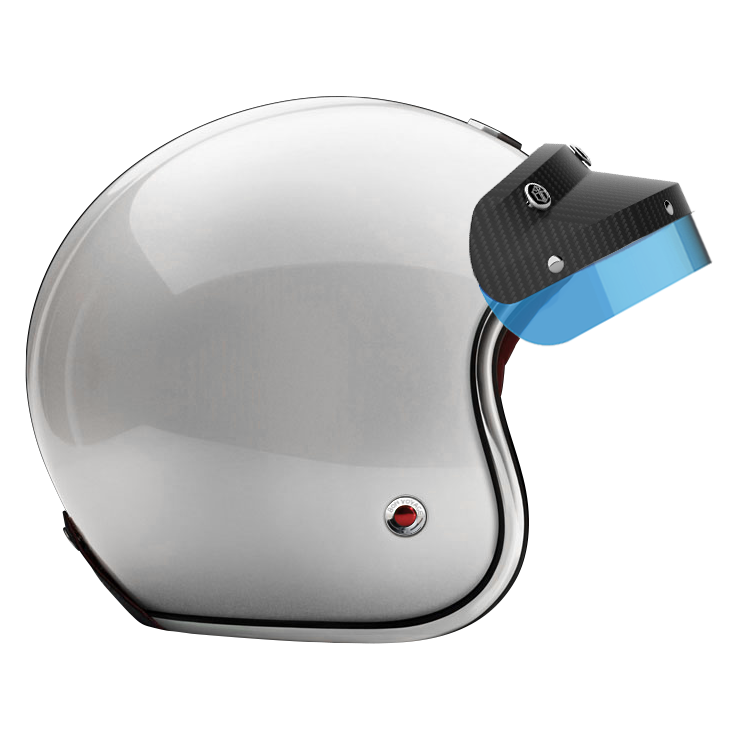 Helm inclusio matt carbon blue