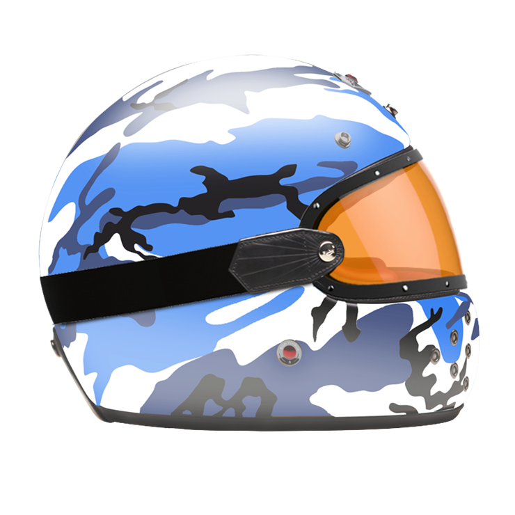Full Face Camouflage Blue - Image 2