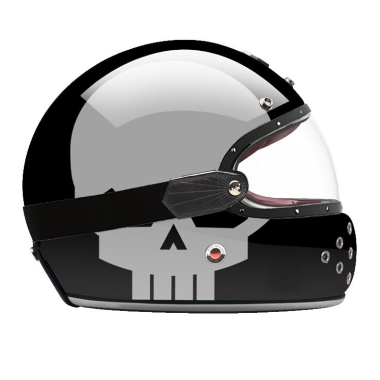 Full Face Le Bourrichon-helmet-side-clear smoke