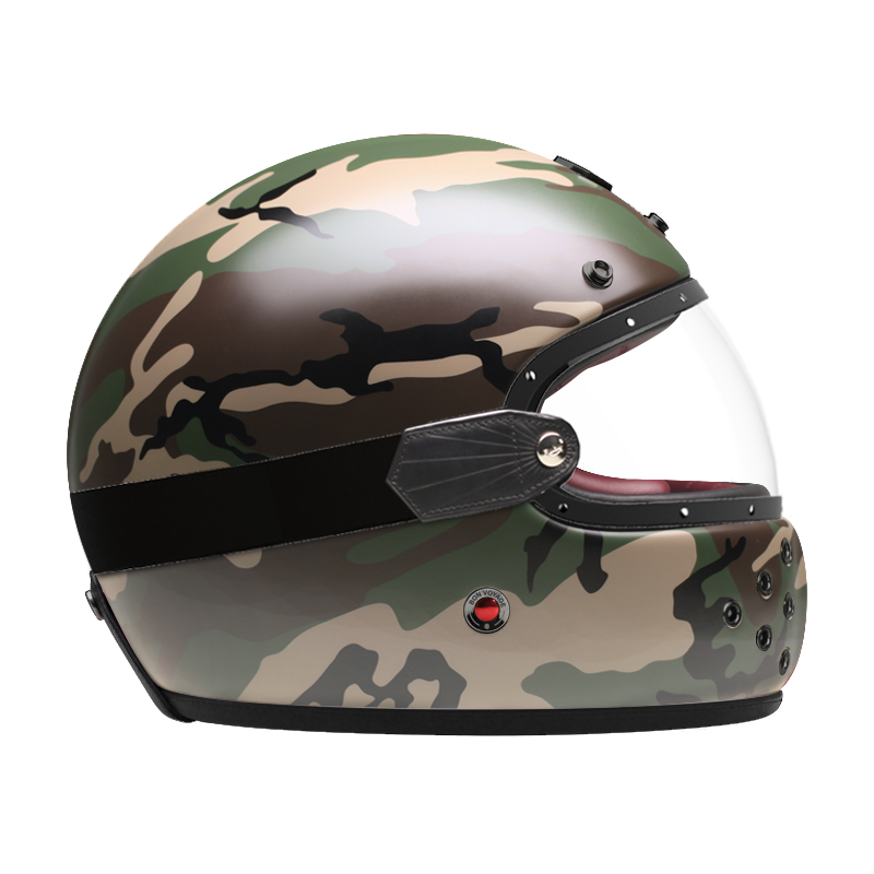 Full_Face Camouflage_Green_Visor_Clear