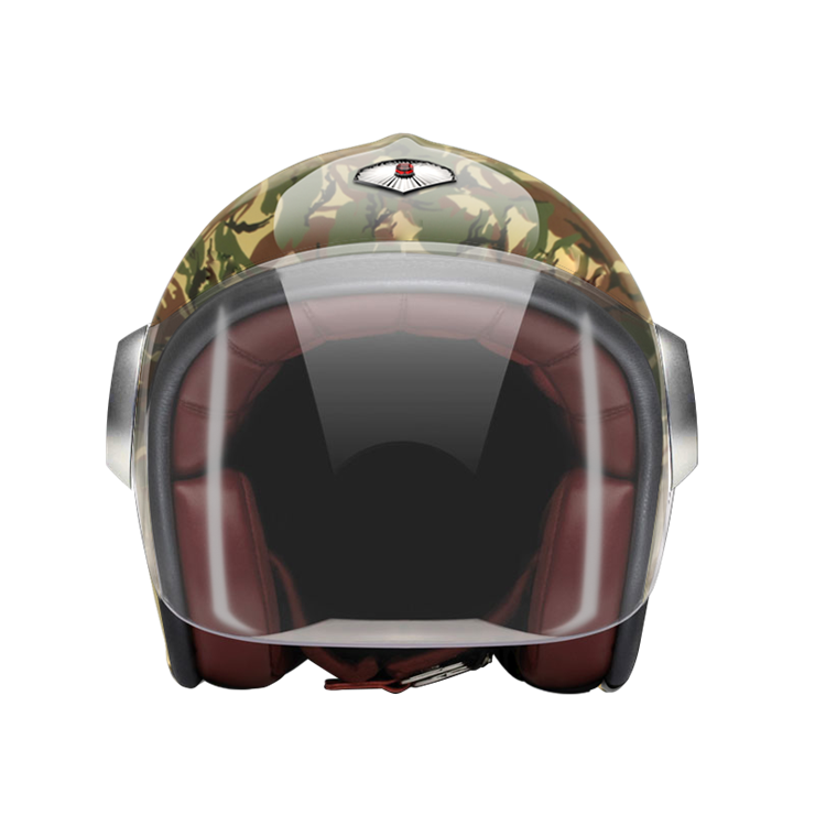 Jet Camouflage Thai-helmet-front-clear smoke