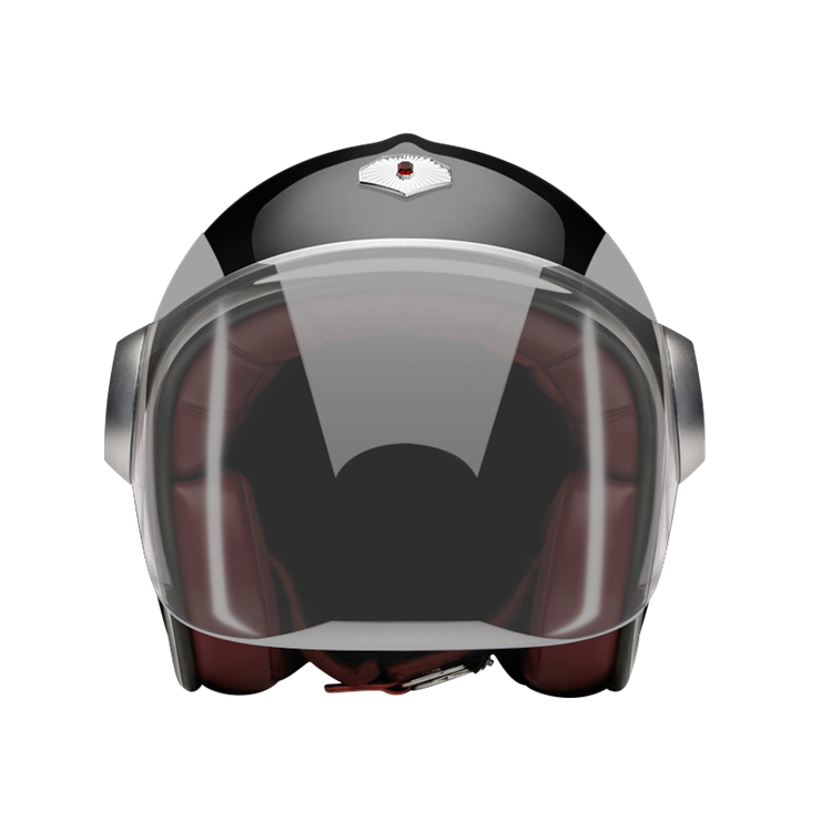 Jet Le Bourrichon-helmet-front-Light smoke
