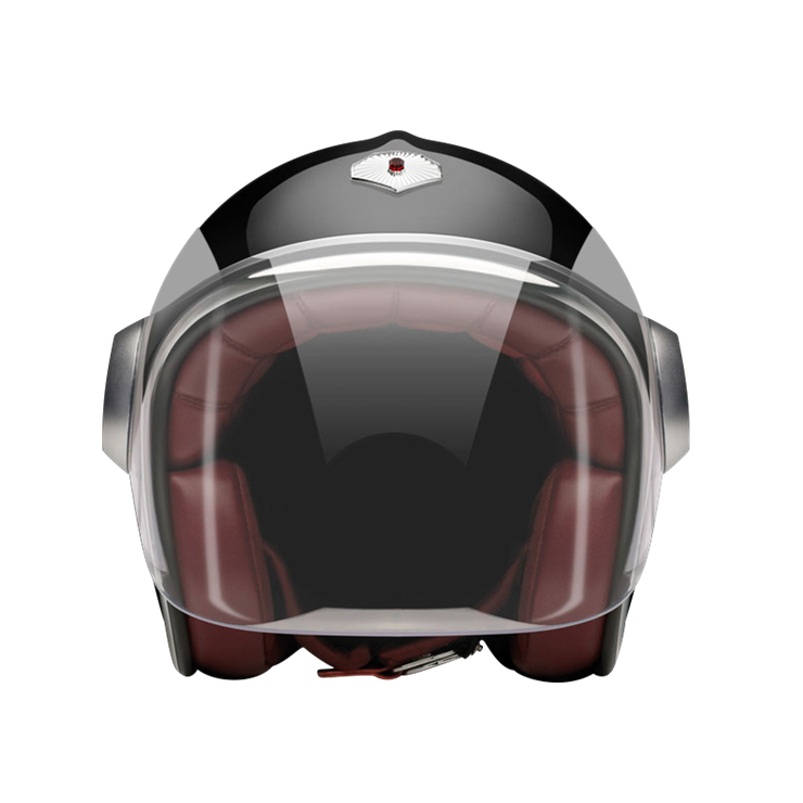 Jet Le Bourrichon-helmet-front-clear smoke