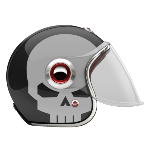 Jet Le Bourrichon-helmet-side-clear smoke