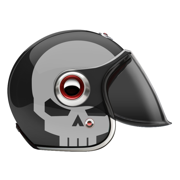Jet Le Bourrichon-helmet-side-dark smoke