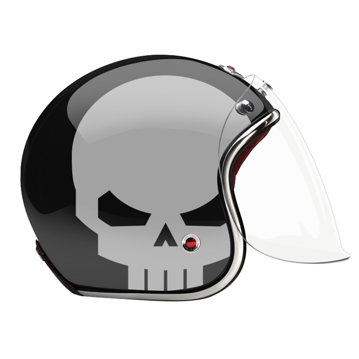 Open-Face-Le-Bourrichon-helmet-side-Transparent