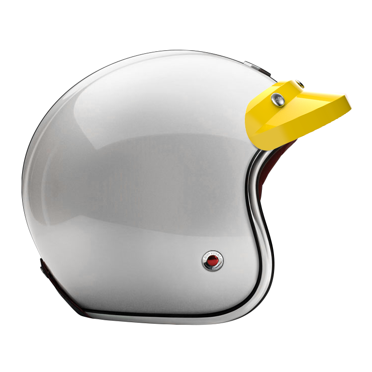 Peak visor Lacquered glossy Louis Lumière yellow