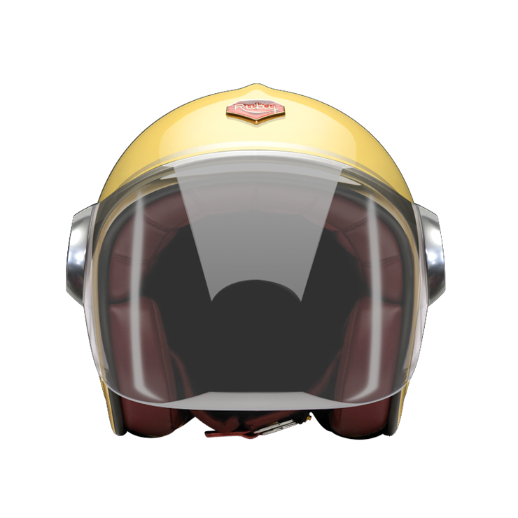 Jet Castiglione-helmet-front-Light smoke