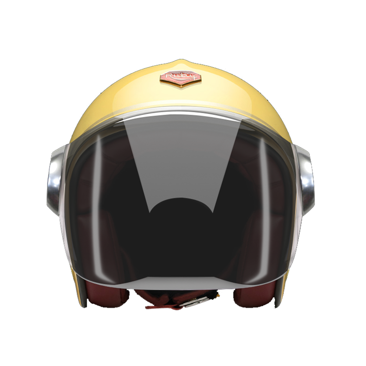 Jet Castiglione-helmet-front-dark smoke